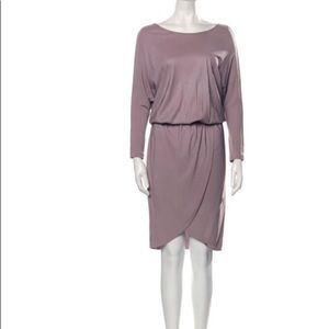 HALSTON HERITAGE
Bateau Neckline Midi Length Dress